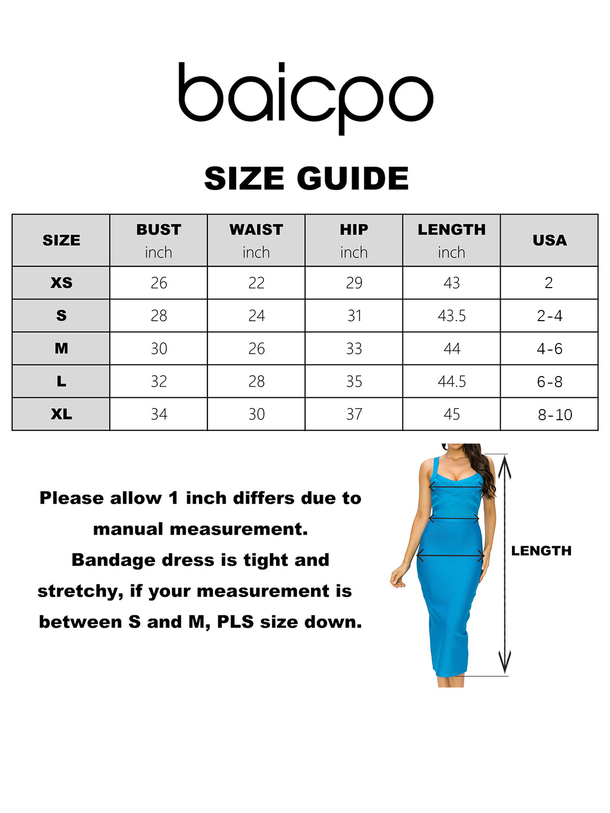 Semi-perspective Bodycon Dress